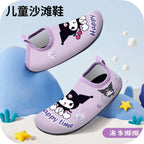 Cartoon Children's Beach Shoes Hard Sole Wading Shoes Diving Equipment Snorkeling Shoes and Socks Barefoot Swimming Shoes Diving Socks Quick-drying