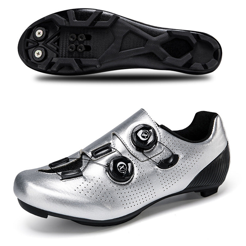 Cross-border New Road Car Lock Shoes Hard Bottom Bike Shoes suit Breathable Lockless Cycling Shoes Men's Mountain Bicycle Shoes