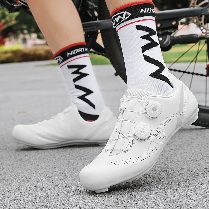 Factory direct road car lock shoes suit autumn new lock-free cycling shoes power hard-soled bicycle shoes mountain bike