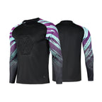 Football Goalkeeper Goalkeeper Uniform Suit Customized Men's Long-Sleeved Sponge Protective Jersey Gate Training Game Uniform Xunling