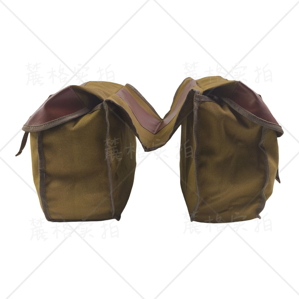Y Cross-Border Weighted Cycling Bag, Old Model Bicycle Rear Pannier Bag, Mountain Bike Motorcycle Equipment Bag, Durable Canvas