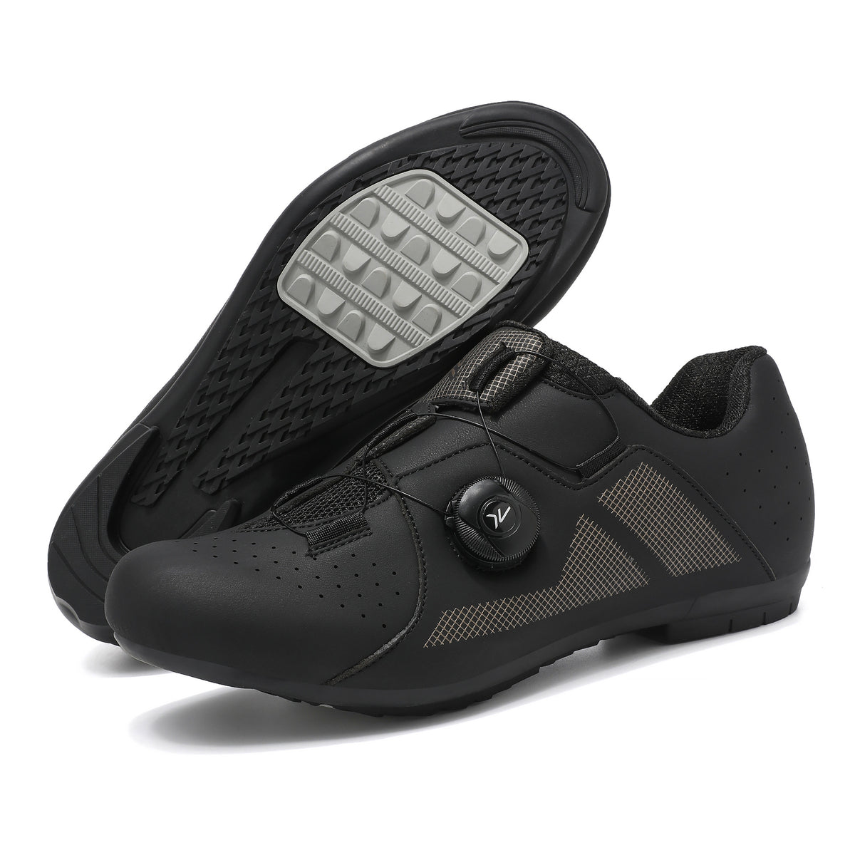Cross-border foreign trade bicycle shoes cycling shoes men and women road bike lock shoes mountain bike breathable hard bottom wholesale