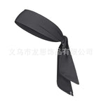 Men's and Women's Sports Hair Band Sweat Absorbent Headband Breathable Quick-drying Hair Band Solid Color Tennis Headband Strap Pirate Headband