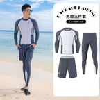 Diving suit women's new couple anti-DDoS swimsuit split long-sleeved trousers quick-drying surfing snorkeling suit jellyfish suit men