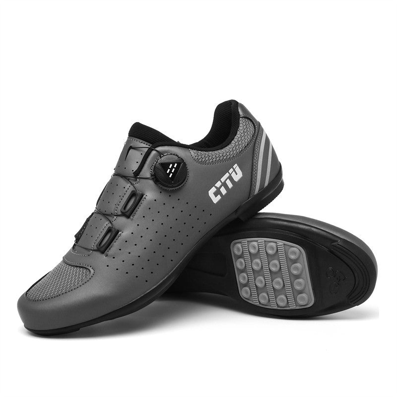 Bicycle shoes this year's new cross-border men's and women's couple's cycling shoes outdoor off-road lock shoes lock-free rubber shoes
