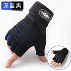 Fitness Gloves Half-Finger Men's and Women's Breathable Mesh Gym Sports Yoga Non-Slip Anti-Callousing Cycling Sports Gloves