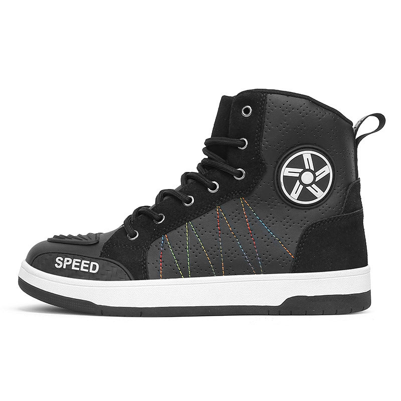 Motorcycle Shoes, Motorcycle Riding Shoes, Men's All-Season Off-Road Motorcycle Boots, Racing Short Boots, Off-Road Riding Short Boots