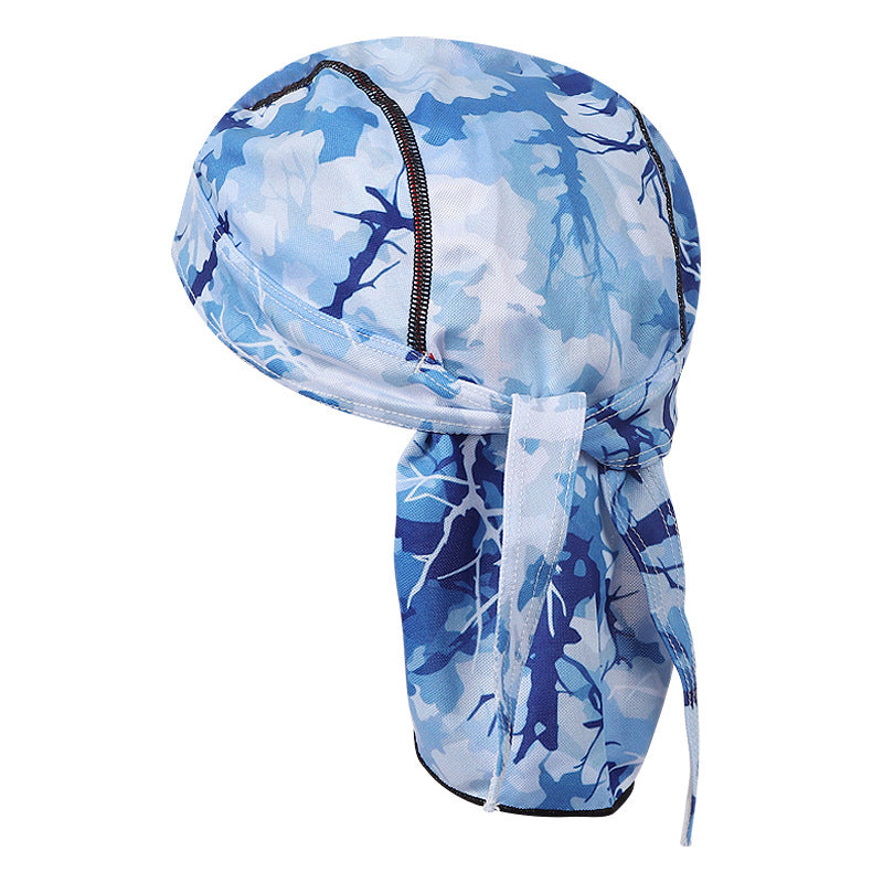 Cross-border Fashion Sports Pirate Hat Chef Outdoor Fitness Sweat-absorbent Turban Adult Sunscreen Baotou Riding Cap