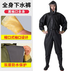 Wholesale full body water pants outdoor wear-resistant one-piece wading pants fishing digging lotus root fishing