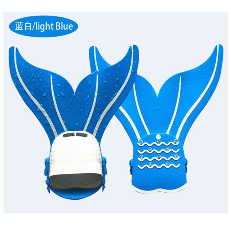 Factory direct supply Net Red new single flippers adult children flippers mermaid conjoined flippers swimming equipment