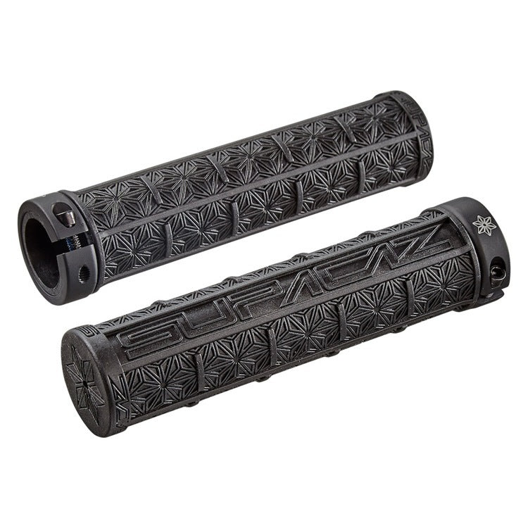 Cross-border wholesale Supacaz chrysanthemum handle set mountain bike silicone handle set off-road single lock shock-absorbing non-slip handle