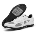 New Lock-Free Cycling Shoes Flat Pedal Spring and Summer Men's and Women's Road Bike Lock Shoes Mountain Bike Power-Assisted Shoes Hard Sole