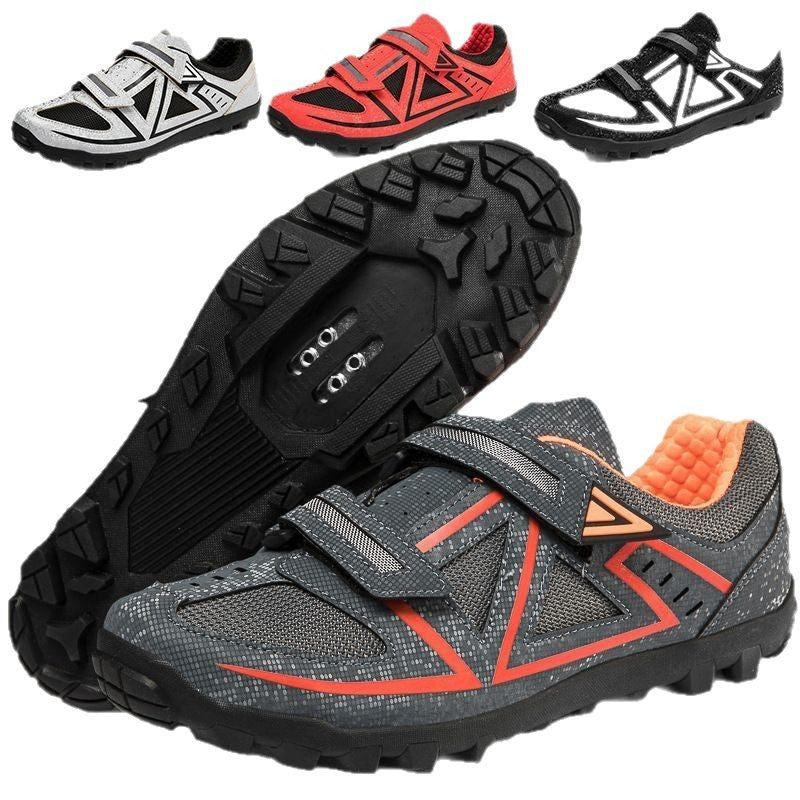 210850 Cross-Border Men's and Women's Outdoor Leisure Lock-Free Shoes Road Bike Mountain Bike Cycling Shoes Couple's Bicycle Shoes