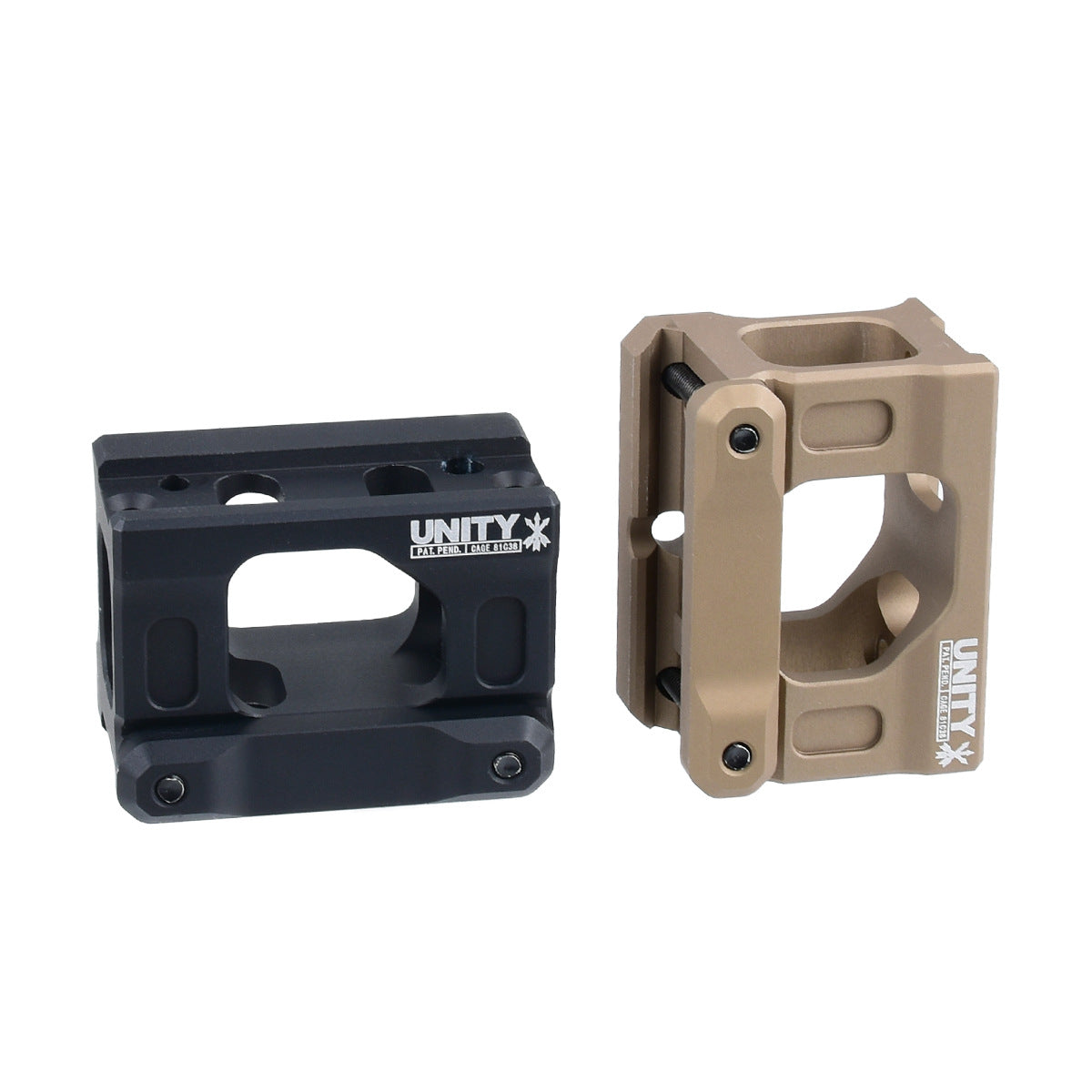 Tactical UN Base T1T2 Bracket HD41/Micro Mount Elevated Metal Base 20mm Card Slot Base