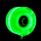 Double-row roller skates luminous wheel four-wheel skates skateboard universal transparent flash wheel skating rink roller skate wheel