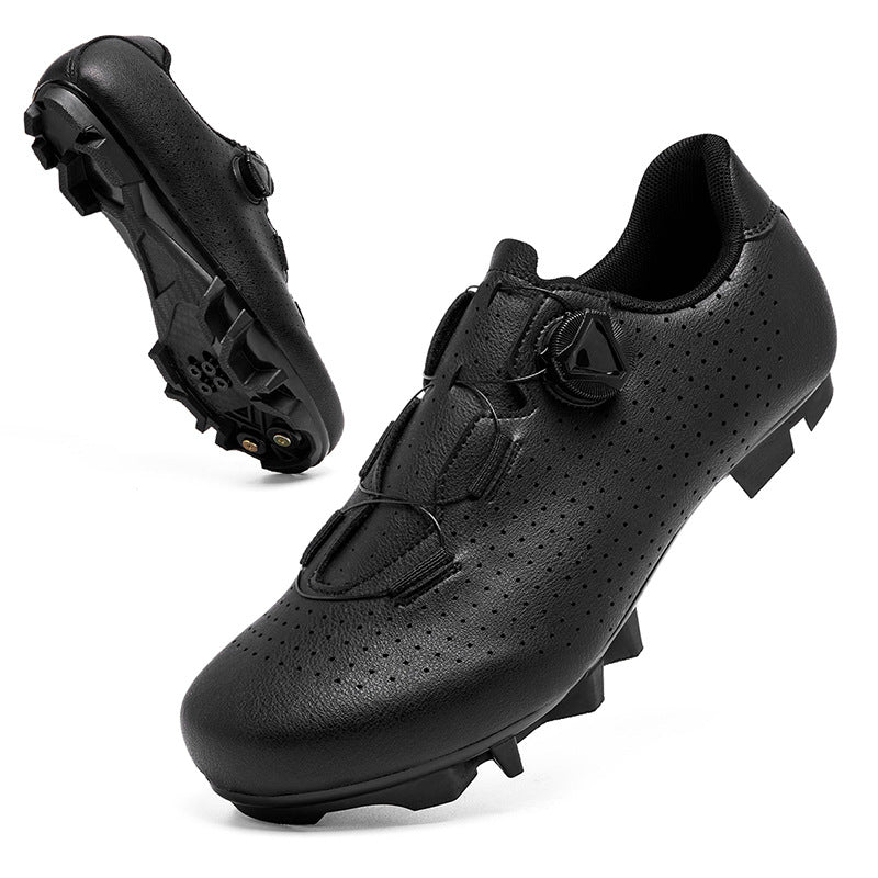 Cross-border supply of luminous color cycling shoes mountain road dual-use bicycle lock shoes professional mountain bike riding