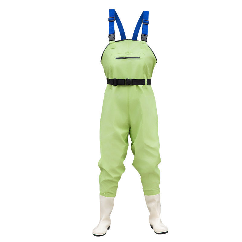 Women's Water Pants Children's Water-driven One-piece Wading Pants Rain Pants Rain Boots One-piece Water-playing Rain Clothes Water Pants