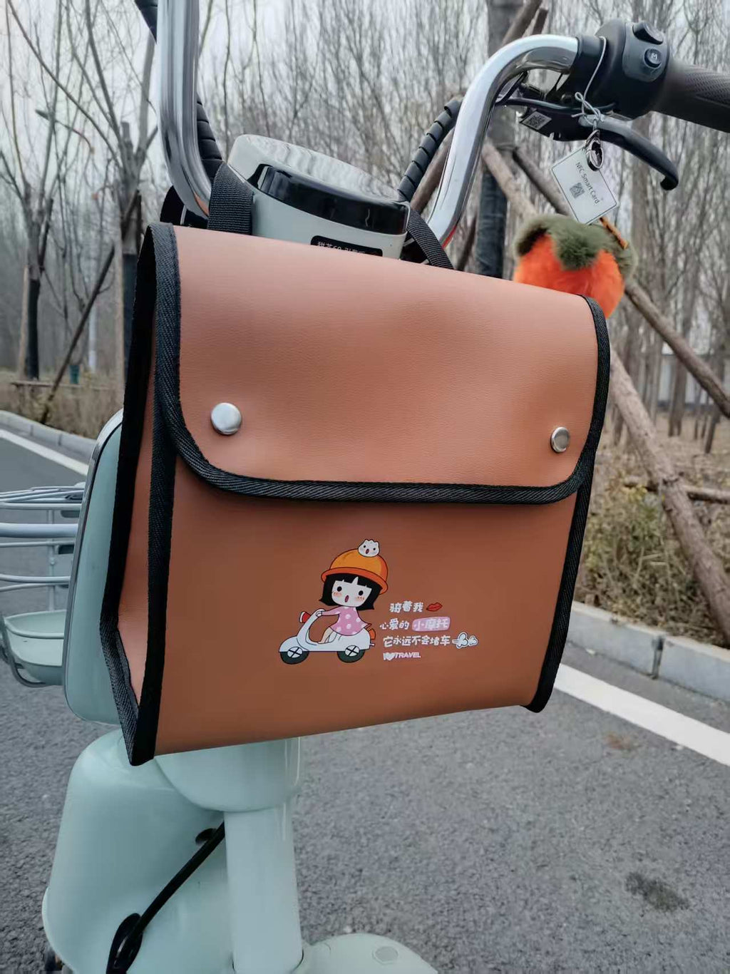 Electric Scooter Hanging Bag for Storing Phone and Charger, Dedicated for Bicycle Riding Phone Charging