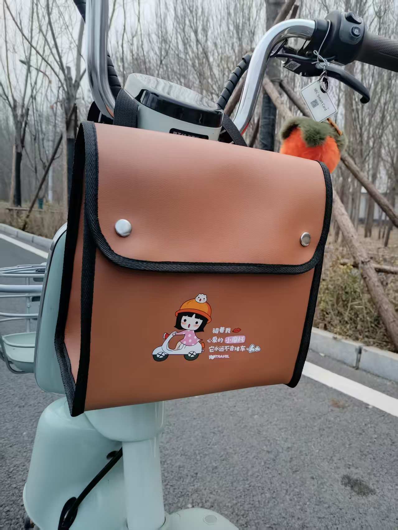 Electric Scooter Hanging Bag for Storing Phone and Charger, Dedicated for Bicycle Riding Phone Charging