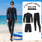 Diving suit women's new couple anti-DDoS swimsuit split long-sleeved trousers quick-drying surfing snorkeling suit jellyfish suit men