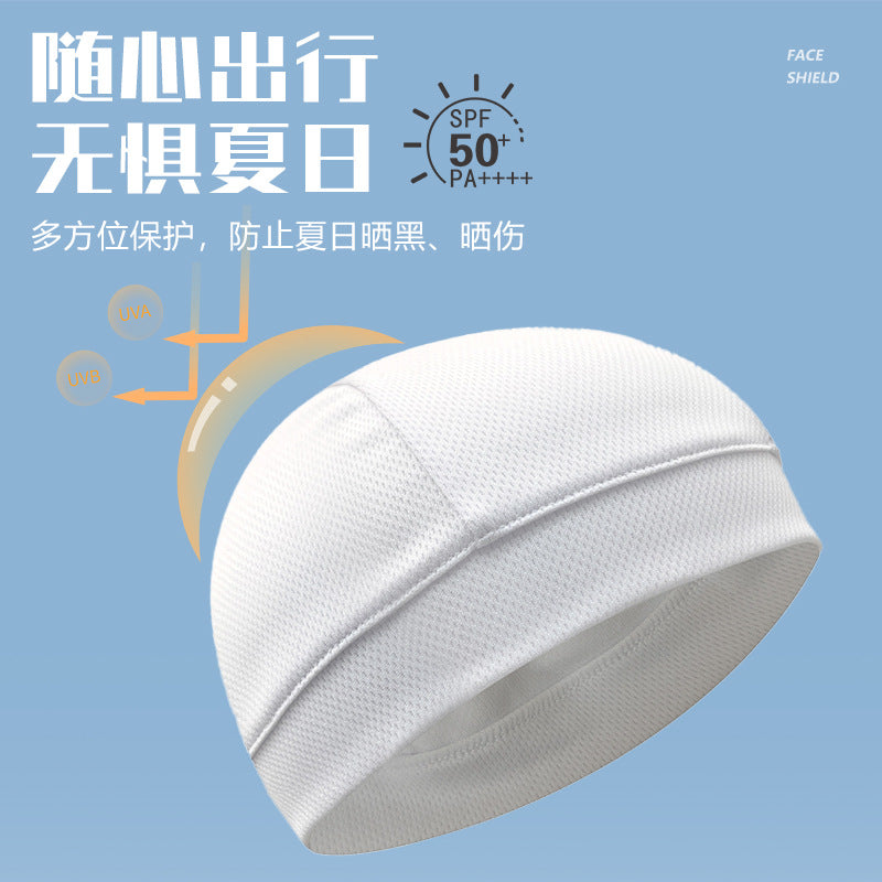 Summer Cycling Cap, Windproof and Sunproof Sports Hat, Head Cover, Bicycle and Motorcycle Liner, Breathable and Quick-Drying