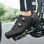 Factory direct road car lock shoes suit autumn new lock-free cycling shoes power hard-soled bicycle shoes mountain bike