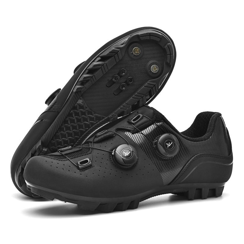 Cycling Shoes Outdoor Riding Shoes Non-Lock Rubber Sole Road Sole Mountain Sole Outdoor Cross-Border Popular Double Buckle Lock Shoes
