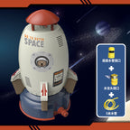 Cross-border new e-commerce space rocket sprinkler children's outdoor water pressure lift rotating water spray water toys