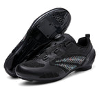 Cross-Border Foreign Trade Mesh Breathable Bicycle Shoes Cycling Shoes Men's and Women's Road Bike Lock Shoes Mountain Bike Shoes Wholesale