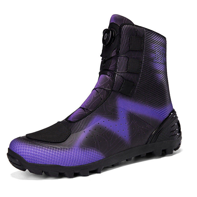 Motorcycle Boots Cross-Border Waterproof High-Top Men's Large Size Outdoor Motorcycle Riding Non-Slip Protective Wear-Resistant Motorcycle Shoes