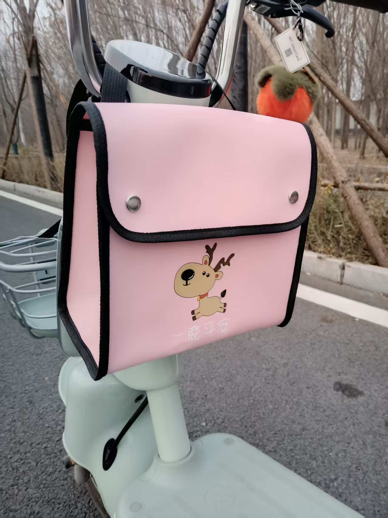 Electric Scooter Hanging Bag for Storing Phone and Charger, Dedicated for Bicycle Riding Phone Charging