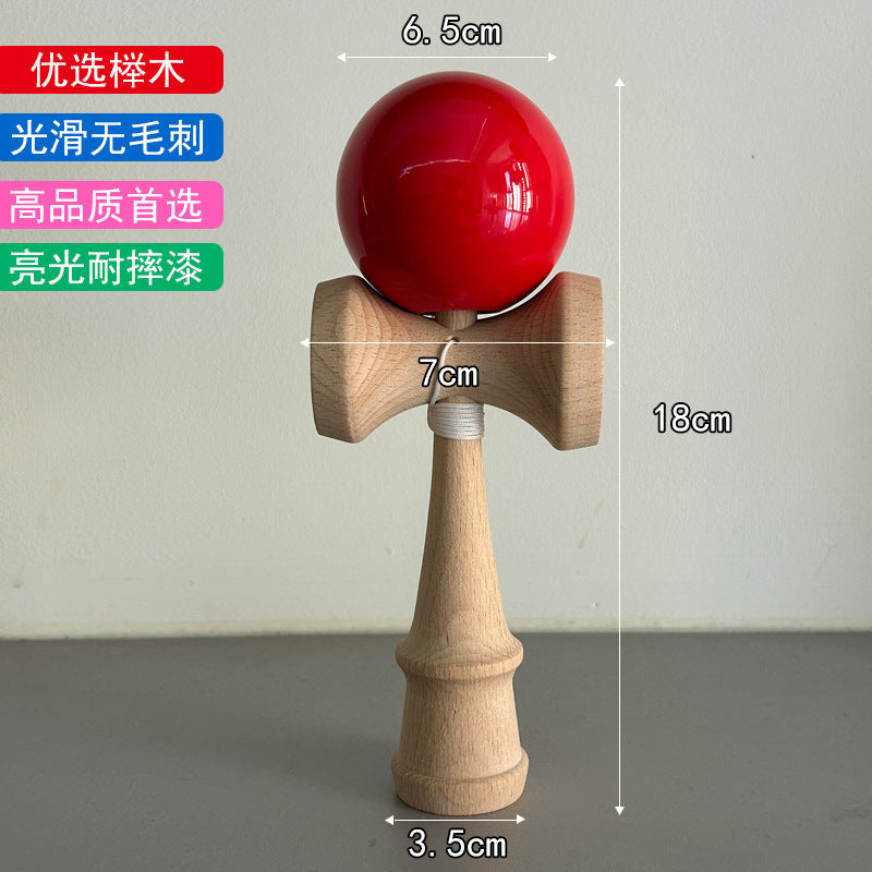 Sword Jade Skill Ball kendama Sword Jade Professional Introduction Jade Sword Sun Moon Ball Log Beginner Soul Competitive Toy