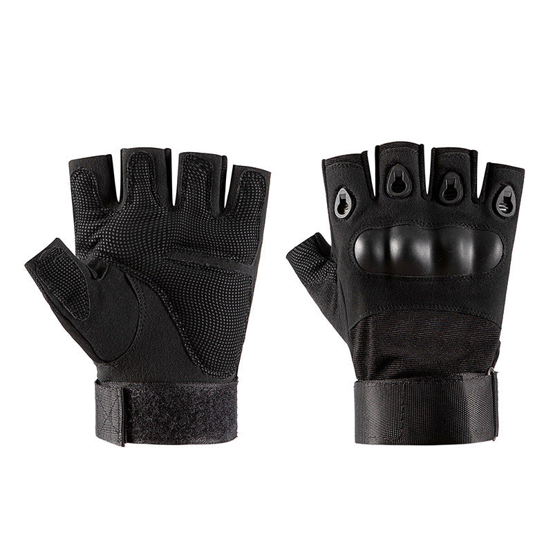 Military training half finger tactical gloves men's training fighting riding motorcycle motorcycle military fans outdoor safety protection non-slip