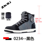 Cross-border motorcycle riding shoes motorcycle boots four seasons breathable anti-fall knight equipment road racing shoes parkour shoes four seasons