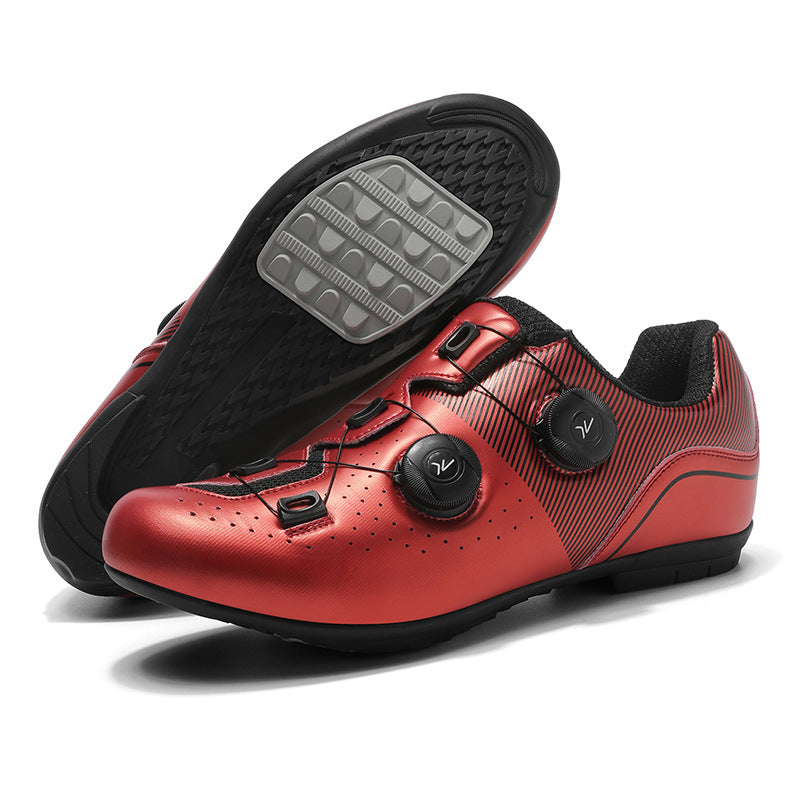 Cycling Shoes Outdoor Riding Shoes Non-Lock Rubber Sole Road Sole Mountain Sole Outdoor Cross-Border Popular Double Buckle Lock Shoes