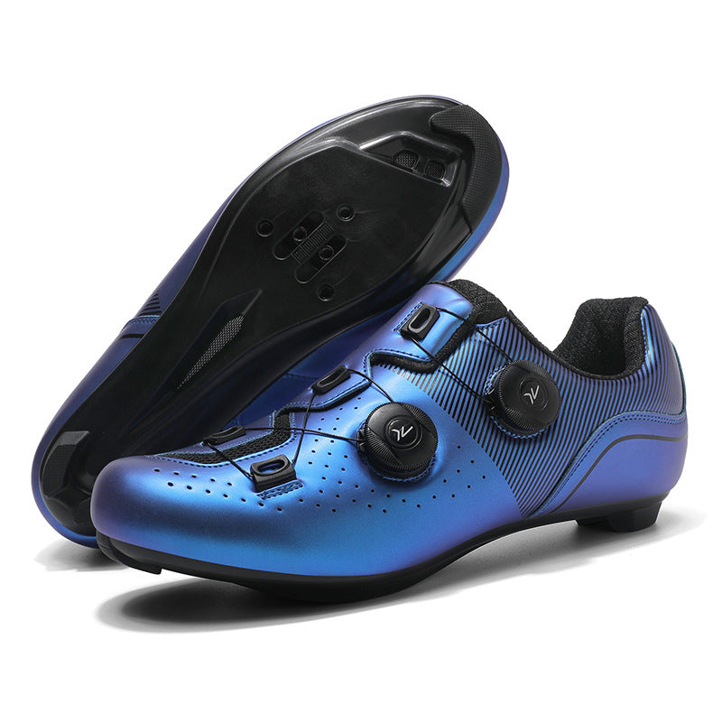 Cycling Shoes Outdoor Riding Shoes Non-Lock Rubber Sole Road Sole Mountain Sole Outdoor Cross-Border Popular Double Buckle Lock Shoes