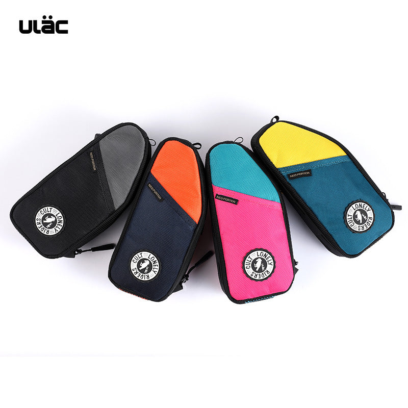 Ulac Mountain Bike Bicycle Triangle Bag Road Bike Tool Bag Bicycle down Tube Bag Cycling Equipment Upper Tube Bag