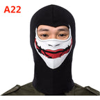 Cross-border manufacturers Halloween cs headgear call of duty personality ghost headgear windproof warm riding headgear mask