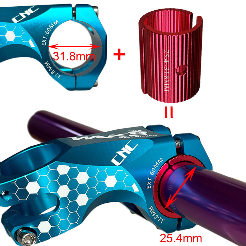 Bicycle handlebar conversion film 25.4 to 31. 8MM /31.8 to 35MM aluminum alloy handle vertical gasket reducer sleeve