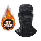 Winter Cycling Hat for Men and Women, Warm Mask and Neck Warmer Integrated, Fleece-Lined, Thickened, Windproof, Outdoor Travel Cold-Proof Face Mask