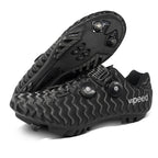 Factory direct road race outdoor cycling shoes double rotating buckle plus size foreign trade lock cycling shoes