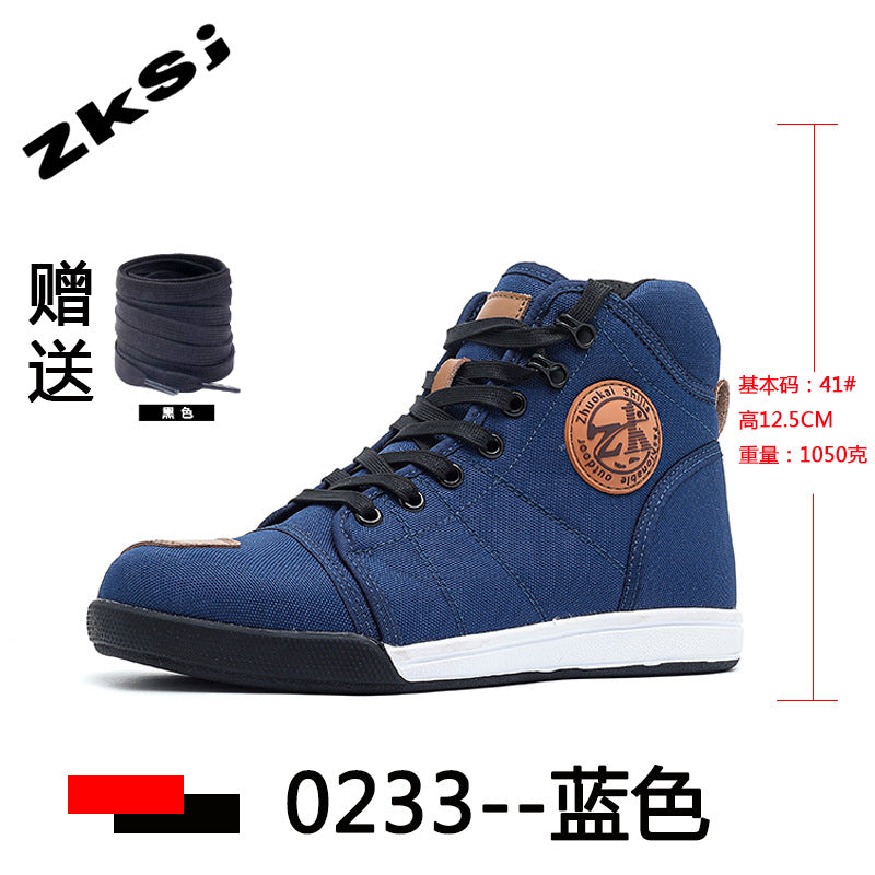Cross-border motorcycle riding shoes motorcycle boots four seasons breathable anti-fall knight equipment road racing shoes parkour shoes four seasons