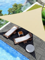 Cross-Border Canopy Tent Large Courtyard Sunshade Outdoor Camping Silver-Coated Triangular Canopy Pergola Awning