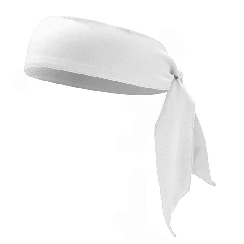 Men's and Women's Sports Hair Band Sweat Absorbent Headband Breathable Quick-drying Hair Band Solid Color Tennis Headband Strap Pirate Headband