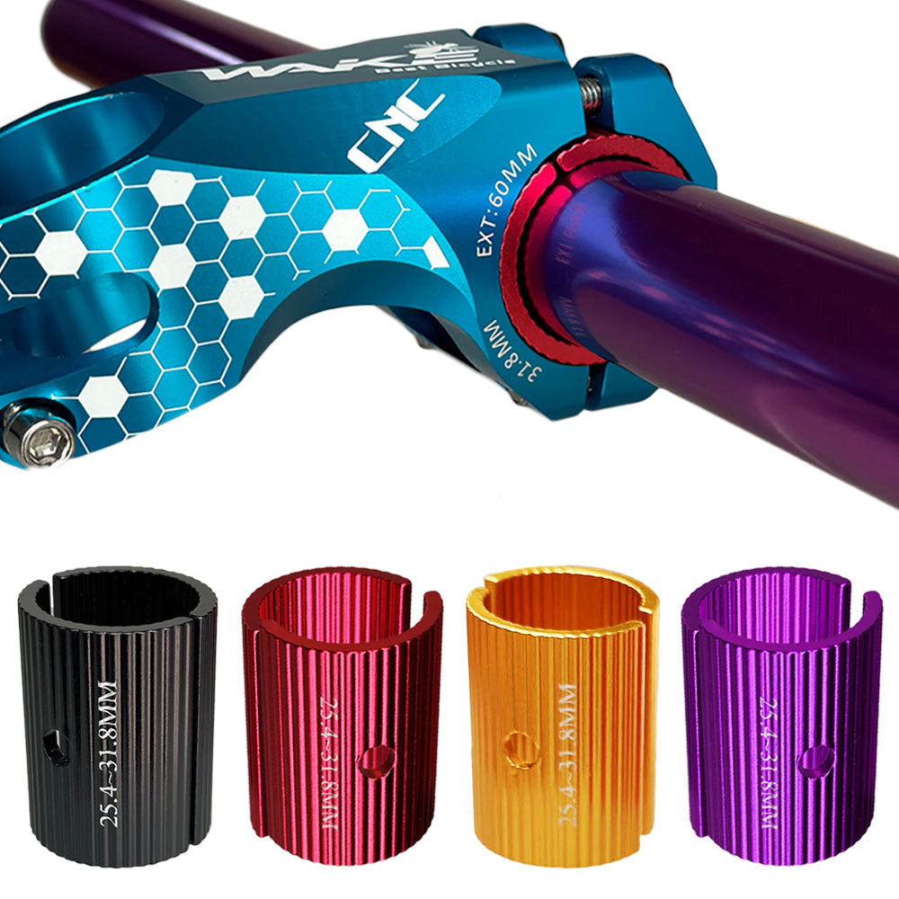 Bicycle handlebar conversion film 25.4 to 31. 8MM /31.8 to 35MM aluminum alloy handle vertical gasket reducer sleeve