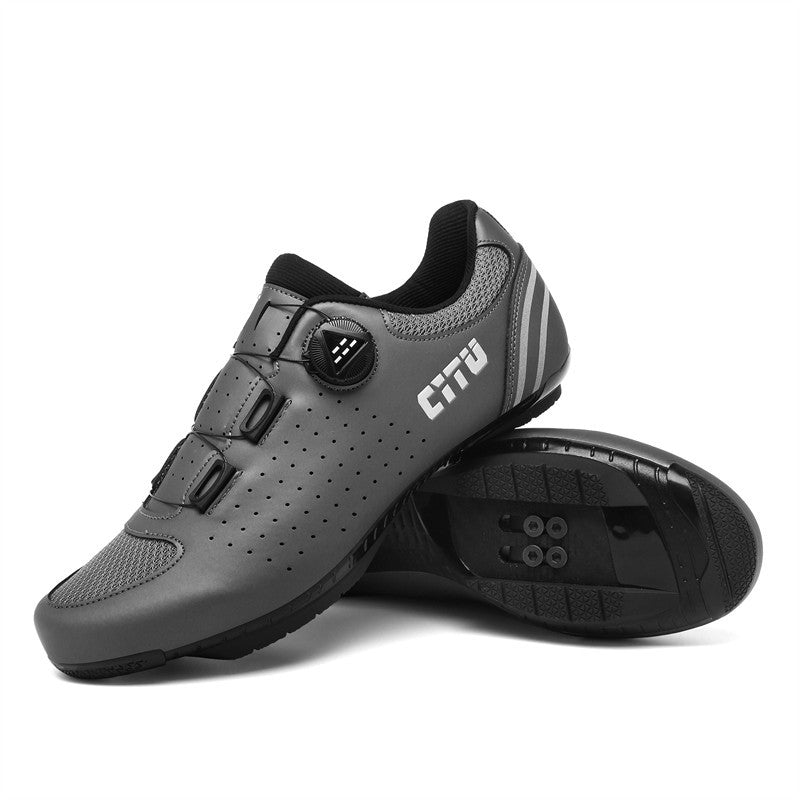 Bicycle shoes this year's new cross-border men's and women's couple's cycling shoes outdoor off-road lock shoes lock-free rubber shoes