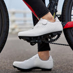 Cross-border supply of luminous color cycling shoes mountain road dual-use bicycle lock shoes professional mountain bike riding