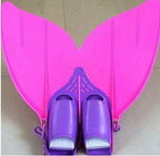 Factory direct supply Net Red new single flippers adult children flippers mermaid conjoined flippers swimming equipment
