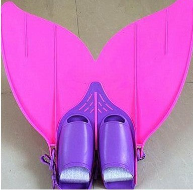 Factory direct supply Net Red new single flippers adult children flippers mermaid conjoined flippers swimming equipment