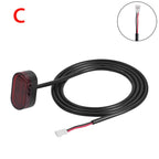 Suitable for electric scooter rear fender tail light waterproof signal brake light 6V fender tail light accessories